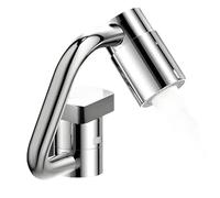 Rallonge de robinet pivotante à 1440 degrés - Adaptateur de robinet rotatif multi-angle, tête d'évier de rechange universelle pour un rinçage facile avec débit d'économie d'eau, aérateur de robinet en