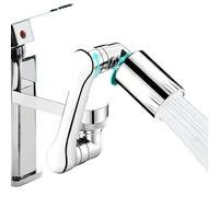 Rallonge de robinet pivotante - Extension de robinet à bras robotique rotatif à 1080 ° | Fixation d'évier | Aérateur de robinet flexible, anti-éclaboussures, outil de robinet pour le lavage des