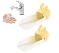 Rallonge de robinet pour - Aide au bec d'évier de dessin animé, aide au lavage des mains en TPR PP souple, guide d'eau adapté aux pour une utilisation dans la cuisine et la salle de ba