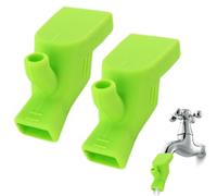 Rallonge de robinet pour bébé - Couvercle de robinet en silicone de 15 cm, 2 adaptateurs de lavabo portables | Rallonge de bec souple et flexible pour cuisine, salle de bain, , tout-petits