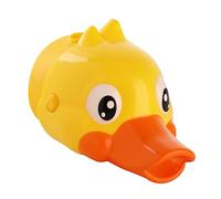 Rallonge de Robinet pour Bébé en Plastique Jaune, Aide au Lavage | Abs et Tpe, Design Créatif, L’eau Arrive Plus Proche et Plus Basse, Usage Lavabo Garçon et Filles
