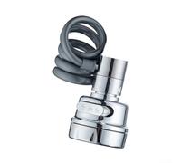 Rallonge de robinet rétractable compatible avec les éviers de cuisine standard avec douche à impulsion et modes de débit d'eau mixtes pour des scénarios d'utilisation flexibles (1 pièce)
