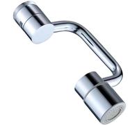 Rallonge de robinet rotative à 1080°modes de sortie d'eau réglables extension d'aérateur de robinet rotatif,pour évier de cuisine et de salle de bain extension de filtre anti-éclaboussures rotatif2pc