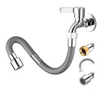Rallonge de robinet rotative avec composants en acier inoxydable et adaptateur standard pour une utilisation répandue (A)