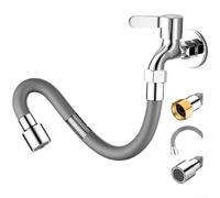 Rallonge de robinet rotative avec composants en acier inoxydable et adaptateur standard pour une utilisation répandue (D)