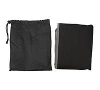 Rallonge de siège d'avion pour tout-petit pliable, mini lit d'avion portable pour les voyages, comprend un sac de rangement, idéal pour les longs vols, en tissu Oxford, env. (Black)