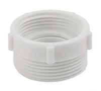 Rallonge de siphon en polypropylène avec extrémités filetées de 3,8 cm et 3,8 cm pour systèmes de vidange d'évier de cuisine