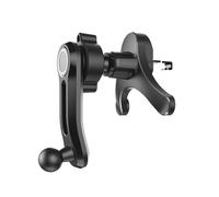 Rallonge de support de téléphone - Bras d'extension de 17 mm pour support de téléphone de voiture, barre d'extension pour grille d'aération de voiture, protection idéale pendant la conduite