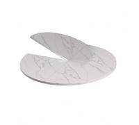 Rallonge De Table Ronde Pliable Plateau De Table Temporaire Remplaçant Le Bois Idéal pour Les Petits Appartements, Le Salon Et Les Réceptions, Agrandit l'espace Repas(E,130cm/51)