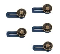 Rallonge De Taille Pour Jeans, Jupes Et Pantalons, Pack De 5 Bleu