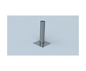 Rallonge de tête de cheminée Bertrams Ewr 21KV500-250-1 Ø 250 mm, simple paroi, 490 mm, sans extrémité d'insertion, acier inoxydable V4A