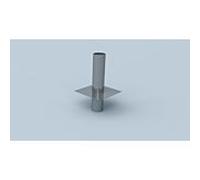 Rallonge de tête de cheminée Bertrams Ewr 21KV750-180-2 Ø 180 mm, simple paroi, 750 mm, extrémité d'insertion ronde, acier inoxydable V4A