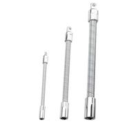 Rallonge de tige flexible - Lot de 3 de forage pliables, connecteur de transmission de couple durable, solution d'accès flexible | Support précis pour le montage de meubles de réparation de