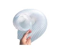 Rallonge De Tuyau D'aspiration Tuyau Anti-poussière Ondulé for Dépoussiéreurs - Tuyau Anti-effondrement Renforcé De Fil D'acier Avec Matériau Résistant À L'abrasion(4 Inch-20 ft)