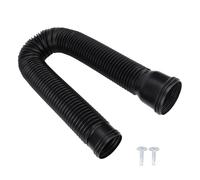 Rallonge de tuyau de descente de gouttière, 50 à 59 cm, flexible, extensible, en polyéthylène, pour gouttière, gouttière, kit de raccordement de vidange circulaire pour la plupart des tuyaux de