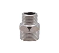 Rallonge de tuyau de douche en acier inoxydable mâle vers mâle - Adaptateur universel pour salle de bain - Accessoires de salle de bain universels