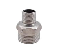 Rallonge de tuyau de douche en acier inoxydable mâle vers mâle - Adaptateur universel pour salle de bain - Accessoires de salle de bain universels