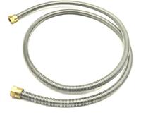 Rallonge de tuyau de propane de 152,4 cm - Raccords évasés de 0,95 cm - Connecteur de cheminée et d'appareil - Design robuste