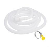 Rallonge de tuyau de vidange blanche robuste, adaptée à divers accessoires de robinet (300 cm)