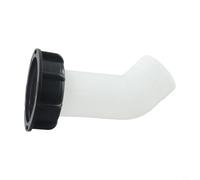 Rallonge de tuyau de vidange de 5,1 cm pour réservoirs d'eau IBC, raccord de bouchon de valve de buse pour conteneurs de 1000 L, avec écrou fileté pour une installation fiable (standard)