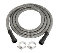 Rallonge de tuyau de vidange de lave-vaisselle de 3 m, coupe générale, pince robuste, design anti-fuite pour tuyau de 1,5 cm et 1,9 cm, installation facile