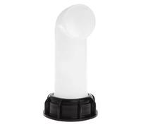 Rallonge de tuyau de vidange de réservoir d'eau | Bec adaptateur de filetage de 60 mm avec écrou et rondelle pour l'irrigation du baril de pluie | Kit de vidange durable à filetage grossier pour
