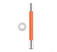 Rallonge de tuyau d'eau flexible en PVC avec connecteur rotatif résistant aux éclaboussures conçu pour les solutions de plomberie de salle de bain (30 cm [220 g])