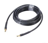 Rallonge de tuyau en laiton et caoutchouc de rechange pour nettoyeurs haute pression Karcher Series pour connecter l'enrouleur de tuyau à votre robinet (15 m)