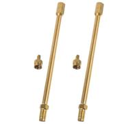 Rallonge de Valve de Pneu en Cuivre pour Tire et Unicycle | Aspect Élégant, Forme Délicate, Inflation Facile, Compatibilité Polyvalente, Couleur Or