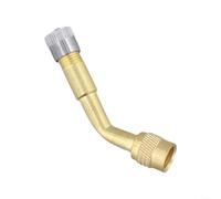 Rallonge de valve en cuivre pour moto, voiture, scooter électrique, vélo pour faciliter le gonflage des pneus dans les zones difficiles à atteindre (45 °C)
