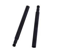 Rallonge de valve Presta pour vélo de route en alliage 70 mm Noir