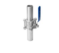 Rallonge de vanne à boisseau sphérique soudée en acier inoxydable 304 Q61F, tube d'extension soudé bout à bout, interrupteur de vanne DN20 25 50(DN20)