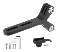 Rallonge de vélo de route pour guidon intégré, support de caméra et support de lumière en alliage d'aluminium avec double vis 10-40 mm, adaptateur d'ordinateur de cyclisme multi-appareils pour