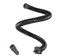 Rallonge de ventilation AC noire de 9, 84 pieds pour siège arrière, tuyau ventilation AC avec ventilateur USB Boost, extension flux d'air arrière pour le refroidissement du véhicule