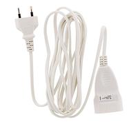 Rallonge Domestique 3m - 1380W 6A - Blanc - Zenitech