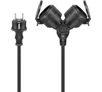 Rallonge double extérieure H05RR-F3G1.5 16A IP44 65434