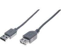 RALLONGE ECO USB 2.0 A / A GRISE - 1,0 M