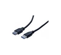 Rallonge éco USB 3.0 type A / A noire - 50Cm