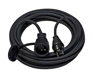 Rallonge électrique 10m H07RN-F 3G2,5, noire - BRENNENSTUHL - 1169331