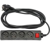 Rallonge électrique 4 prises 5 m incl. 72632 VOREL