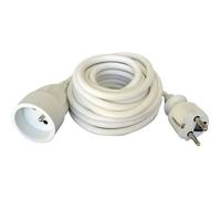 Zenitech – Prolongateur 16A 2P+T HO5VV-F 3G1,5 mm² Blanc 5 m