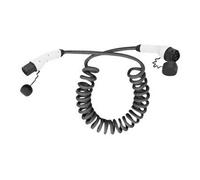 DIGITUS - Rallonge électrique - IEC 62196 Type 2 mâle bouchon de protection pour IEC 62196 Type 2 femelle bouchon de protection - 10 m - noir - spirale, monophasé G