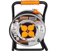 Rallonge électrique industrielle, en rouleau, 3x1,5 mm², IP44, 50 m, Richmann Exclusive