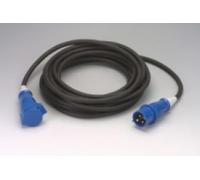 Rallonge électrique Kalitec CEE - 15 m - 230 V - 16 A - 3 broches - H07RN-F 3G2,5 - Pour caravane et camping-car - Câble d'alimentation extérieur IP44 - Rallonge de courant de chantier avec fiche et