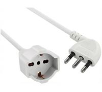 Rallonge électrique linéaire 5 m 16A blanche Electraline 46108