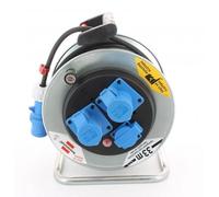 RALLONGE ÉLECTRIQUE MT 33 BOBINE DE CÂBLE 3X2,5 + 4 PRISES BRENNESTUHL (31213)