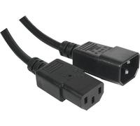 Dexlan Rallonge d'alimentation C14/C13 pour moniteur/onduleur noire 7,5 m