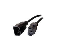 Rallonge électrique secteur pour moniteur/onduleur 1,8 m Noir