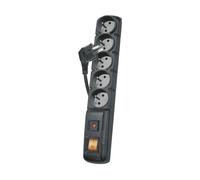Rallonge Emos avec protection contre les surtensions 5 prises 1,5m noir