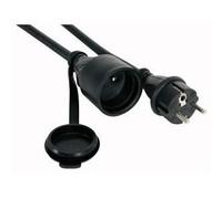 Perel Tools Rallonge en caoutchouc EC10R25 10 m 3G2,5 Noir Terre française